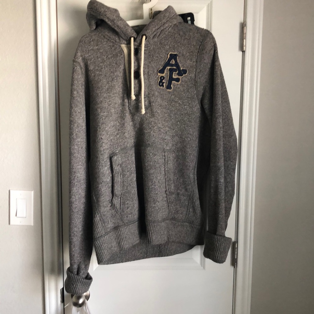 Abercrombie and Fitch sweater hood sweater with buttons.